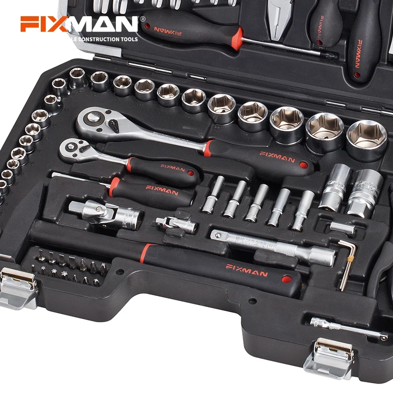 FIXMAN профессиональный высокое качество 72 шт механический набор инструментов в коробке для авторемонта