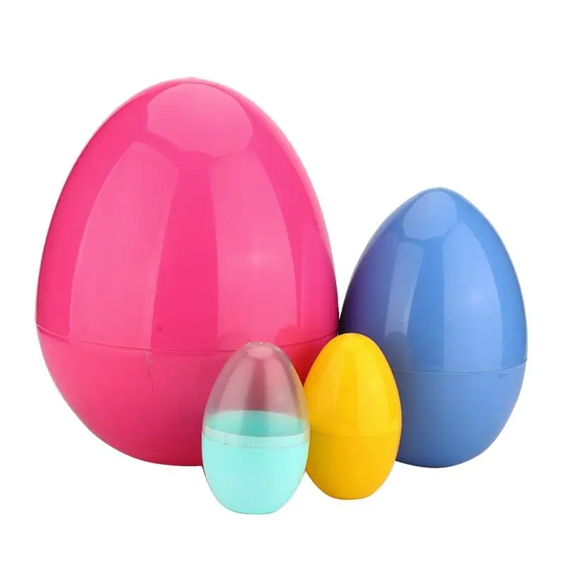 JOYIN 6 Stück Jumbo-Ostereier, 17,8 cm große leere Eier aus Plastik