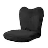 Adjustable seat cushion without cover