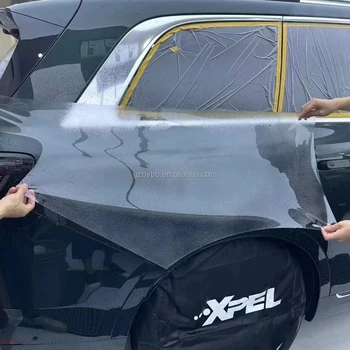 High Bright Glossy Black Aliphatic TPU Car Paint Protection PPF Film Heat Self- Healing for Cars Body Protection
