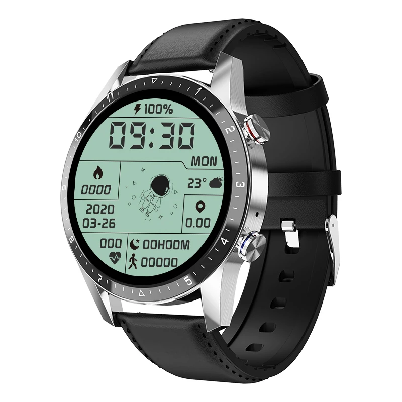 OEM Video Call GPS Smart Watch 1.35 Inch Amoled Round Touch Screen Bracelet BlueTooth Smartwatch with Magnet Charging Base