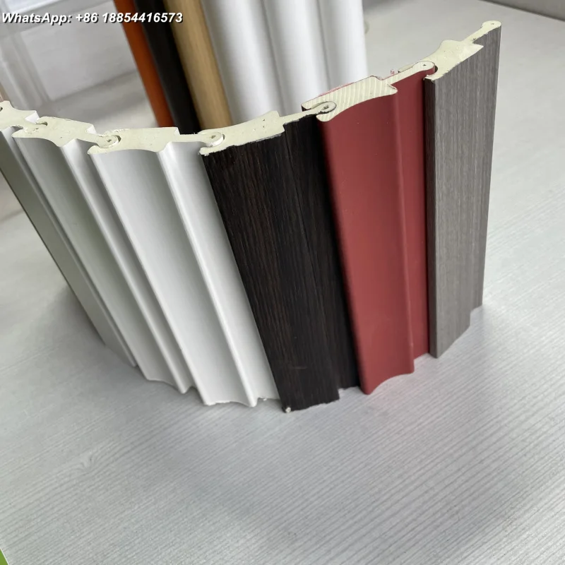 Bendable Half Round Cladding Wpc Flexible Wall Panels Fluted Wall Panel Decorate Curve Wall Circle Panel