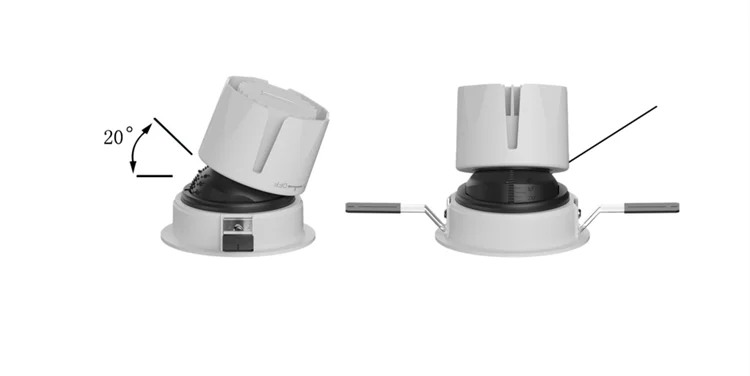 Very Competitive Price Diecast Aluminum Recessed COB Wall Washer Spot ...