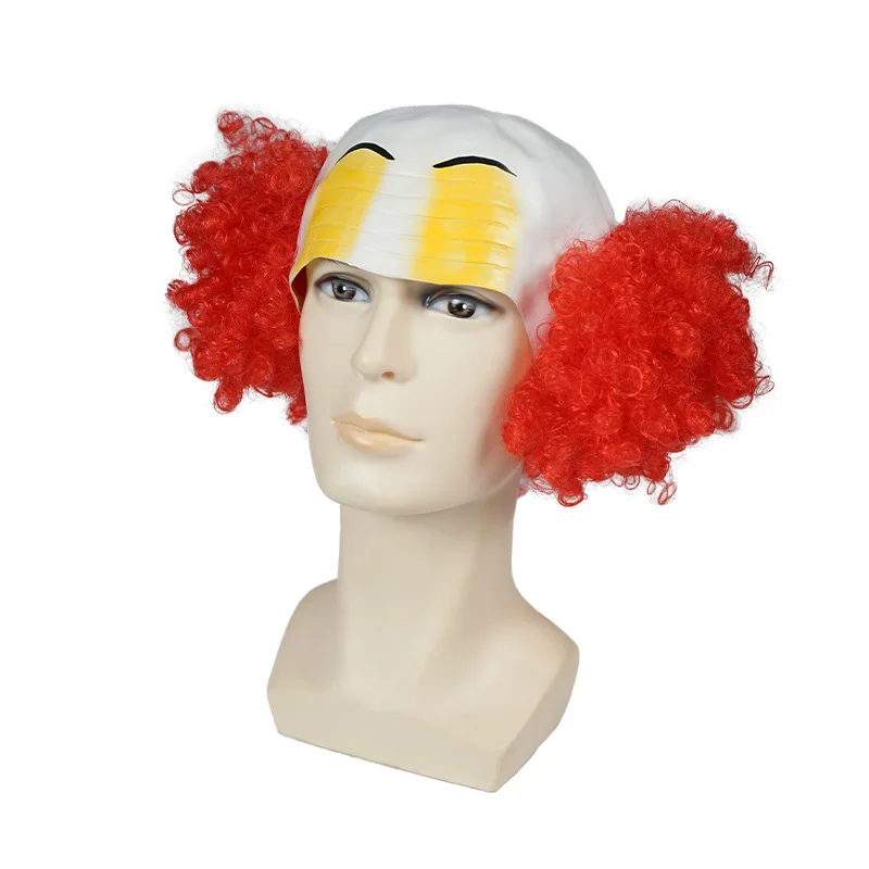 Men's Halloween Party Masks Evil Clown Latex Horror Masks Scary Red Props for Adults