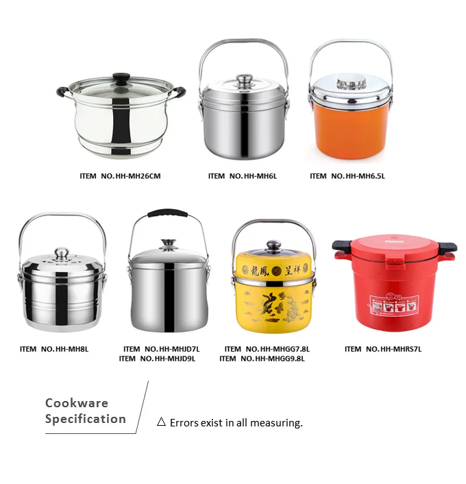 Special Cookware Stainless Steel Food Cooking Pots Energy Saving Pot