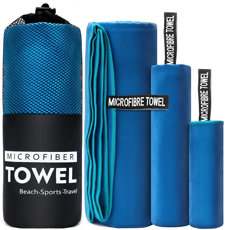 Super Absorbent Quick Dry Sports Towels Microfiber Gym Towel For