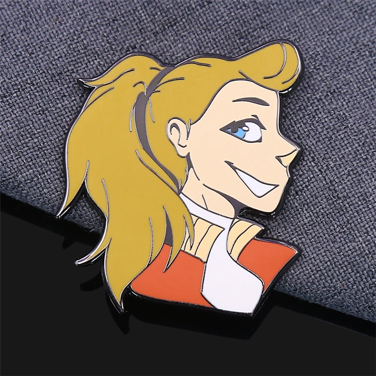 Enamel Pins Custom Wholesale Manufacturer Metal Funny Cute Gold Anime Brooch Badge Soft Hard Lapel Enamel Pins With Logo