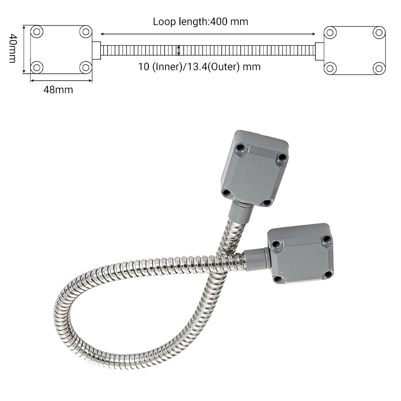 Customized Access Control Security Wire Protection Device Armored Door Loop Concealed Protection Door Cable Loop
