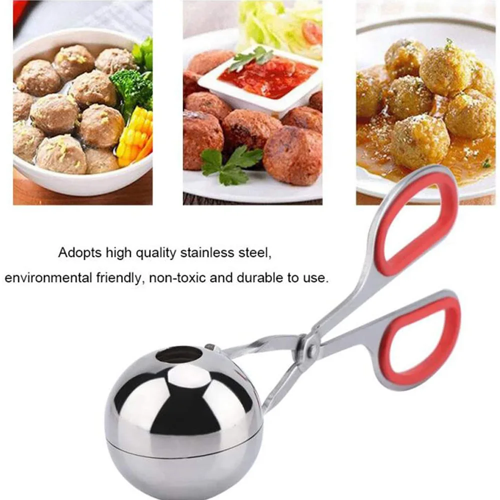 Easy Using 304 Stainless Steel Meatball Spoon DIY Meatball Clip/Scoop/Cup/Tongs  Fish Balls Meatball Maker - China Easy Using 304 Stainless Steel Meatball  Spoon and DIY Meatball Clip/Scoop/Cup/Tongs price