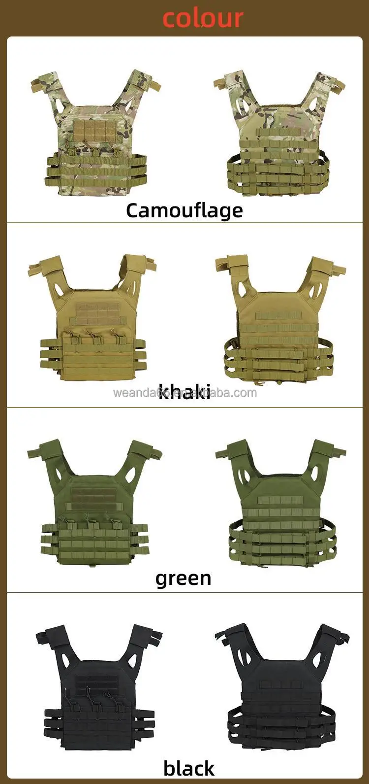 Tactical Vest Quick Disassembly Multifunctional Breathable Oxford