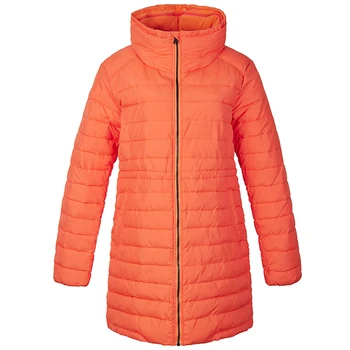 Outdoor windbreaker padded insulated ladies custom warm long waterproof quilted puffer jacket for women bubble coat