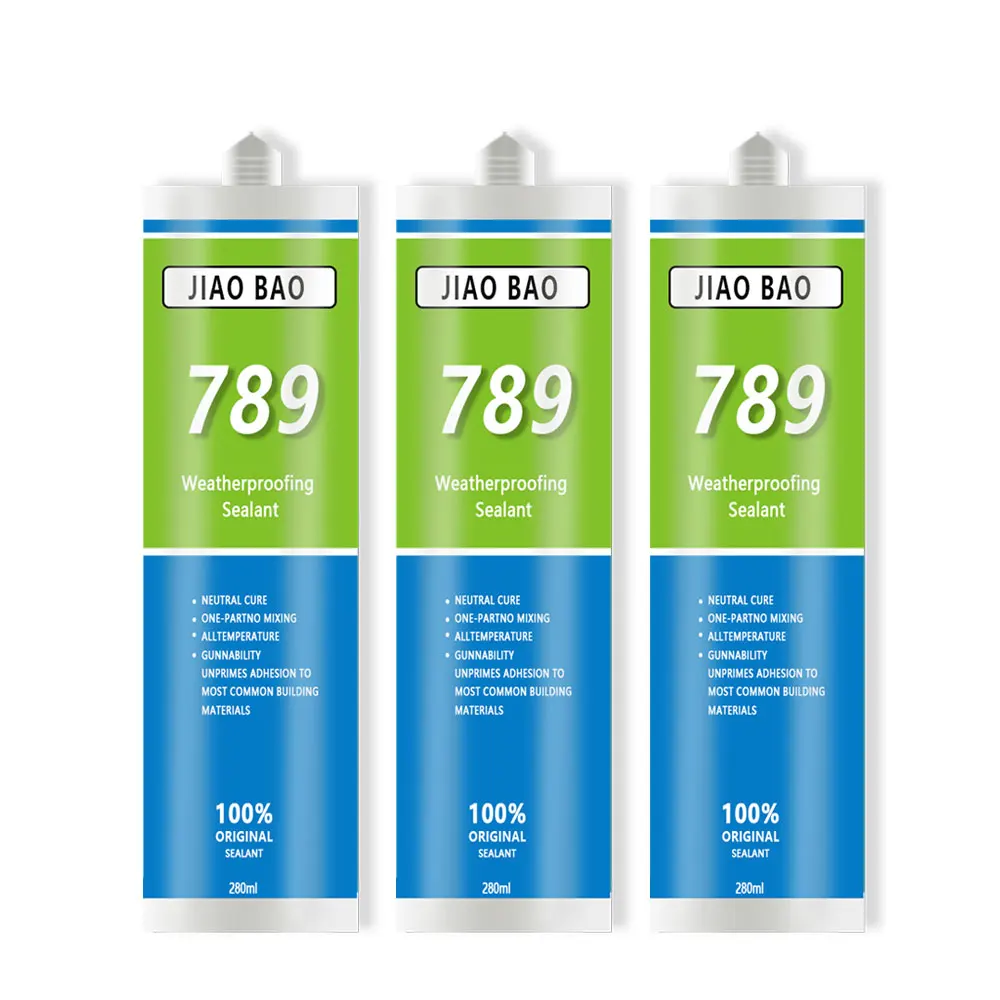 789 Neutral Structural Waterproof Mildew Resistant Quick-Drying Glass Adhesive Durable