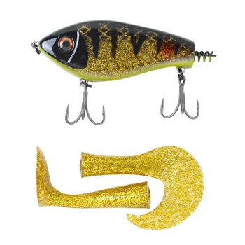 Cheery ABS Bass Hard Bait Jerk Lure 100mm 72g/76.5g Bottom Fishing Slow Sinking River/Lake – Hard Lure – view 5