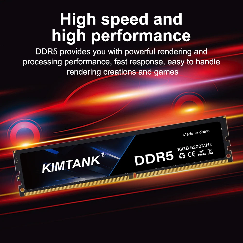 Kimtank DDR5 4800mhz 5200mhz 5600mhz Desktop Gaming PC RAM
