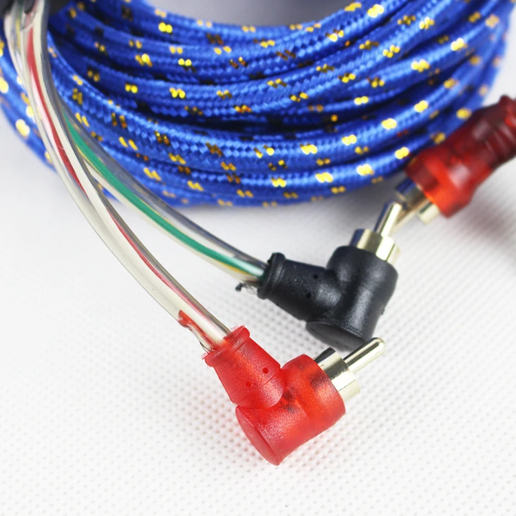 デジタルオーディオケーブルアンプRCAコネクタCarオーディオケーブル