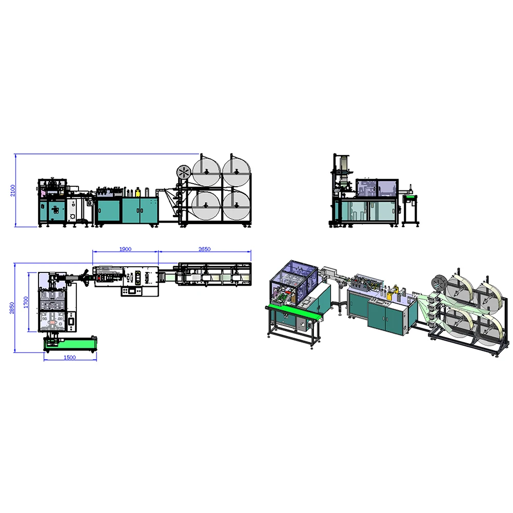 GOSUNM Автоматическая маска для лица по низкой цене, 150-170 шт./мин