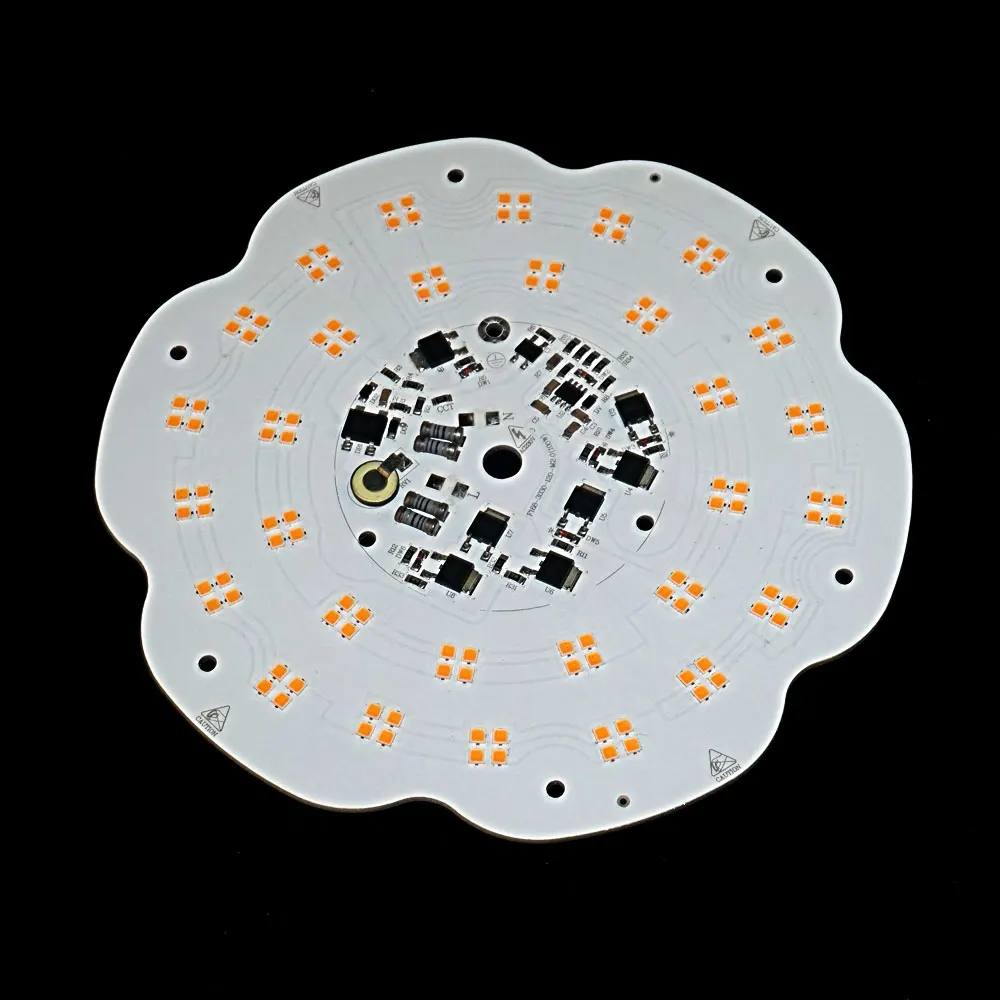 LED PCB module DOB SMD2835 50W module custom round module board pcb for indoor light pcb assembly