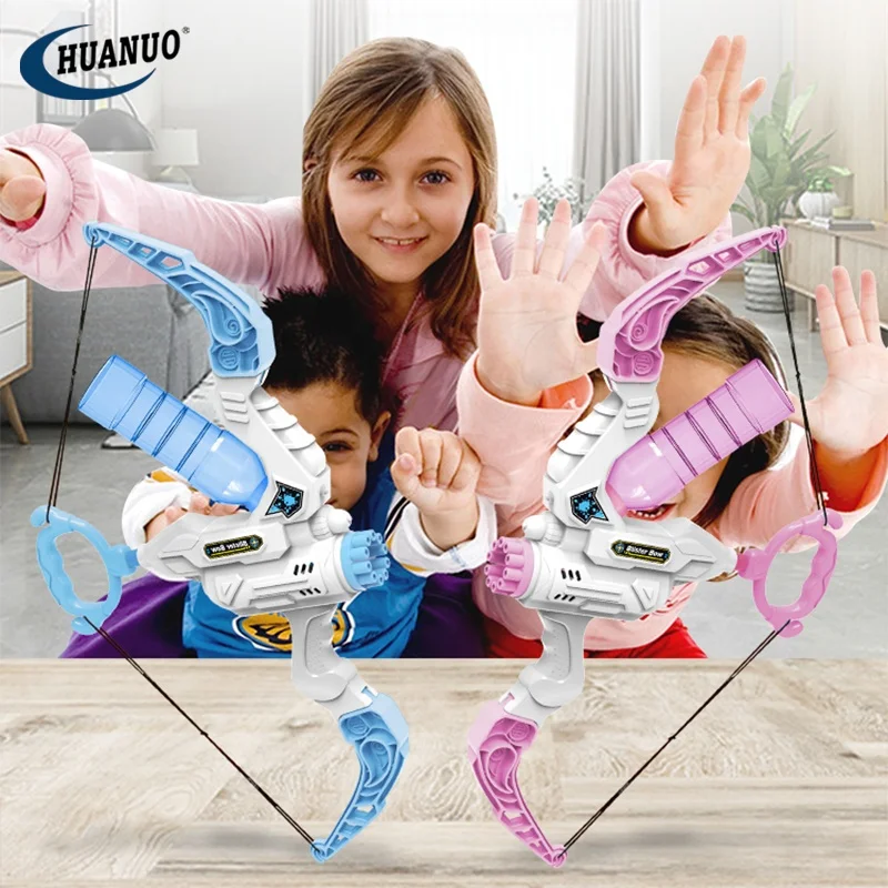 Pistolet à bulles automatique 2 en 1 pour enfants, Machine à bulles d