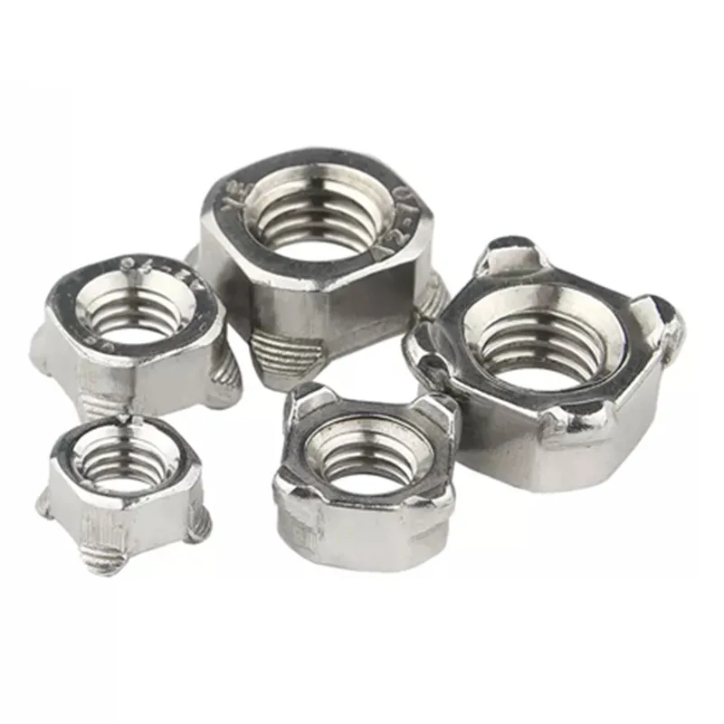 M8 Stainless Steel Rectangular Weld Screw Nut Square Welding Nuts Ss304