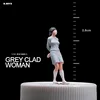 Reclining girl-gray