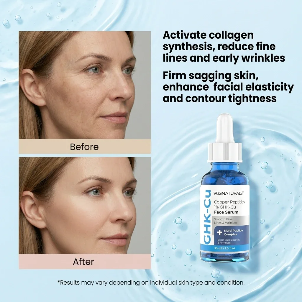 ghk cu facial injections Squalane + Copper Peptide (GHK-Cu) Rapid Plumping Serum Jumbo Size