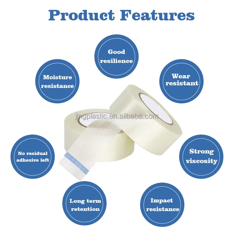 Clear Filament Duct Tape Heavy Duty Waterproof Strapping Tape For