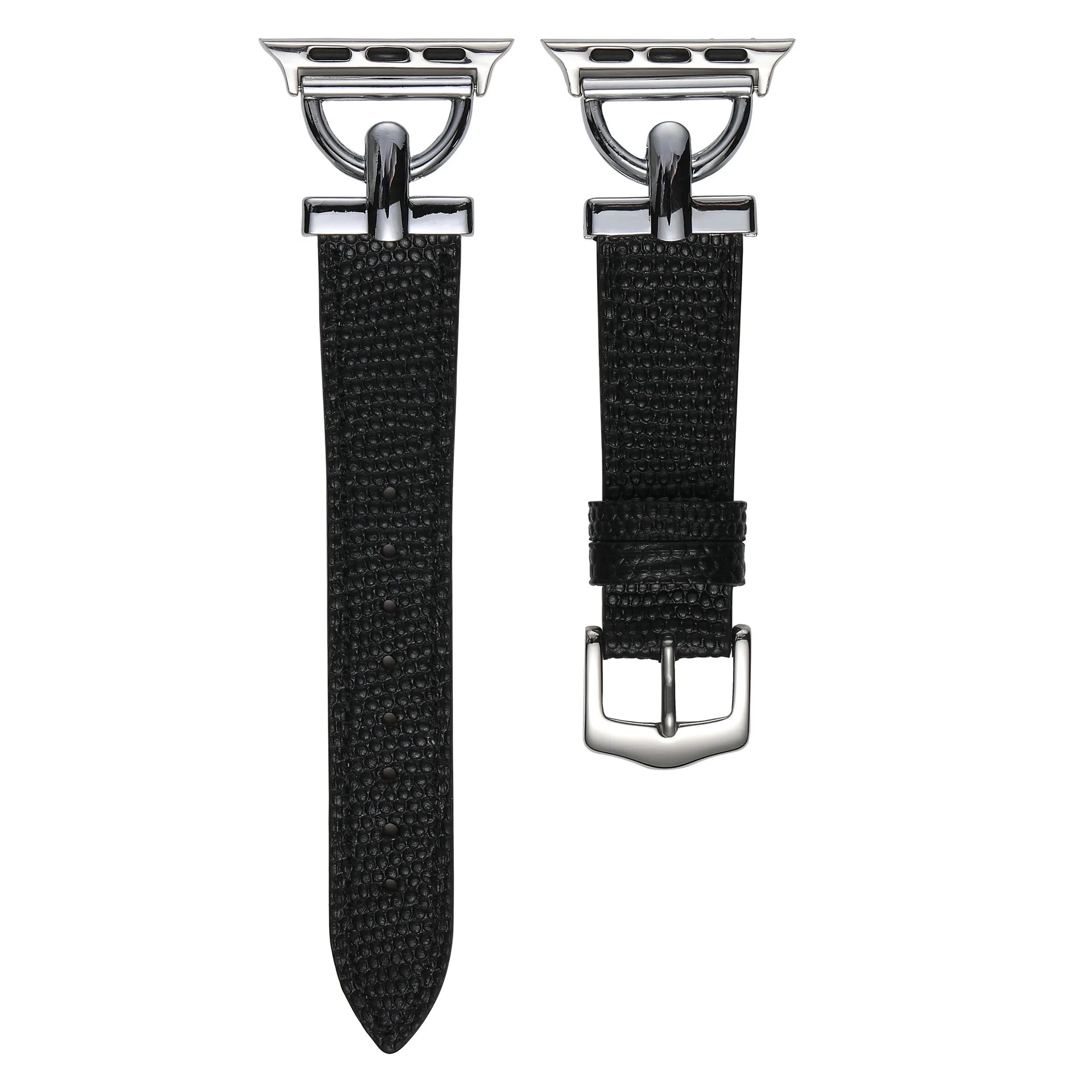 Black - silver buckle