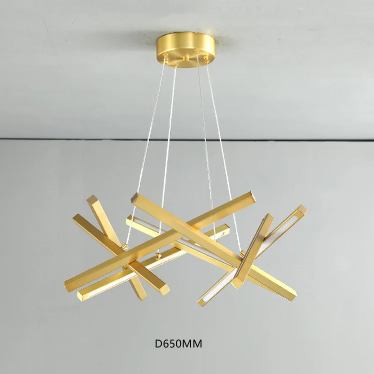 Post modern chandelier light gold design chandelier European led pendant light office chandelier