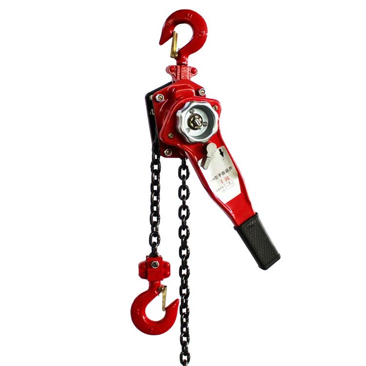 Factory Good Price 12 Manual Block 10 Ton Strap Ratchet Used for Mobile Equipment Machinery 0.25ton Lever Chain Hoist