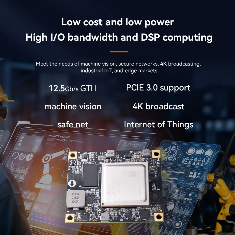 Alinx Xilinx AXAU15 FPGA Dev Board & Kit with AMD Artix US+