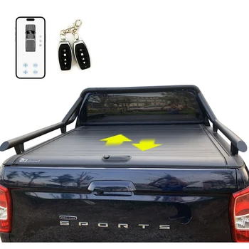 Zolionwil Roll Up Truck Bed Pickup Electric Roller Lid Retractable Tonneau Cover For Ssangyong Musso