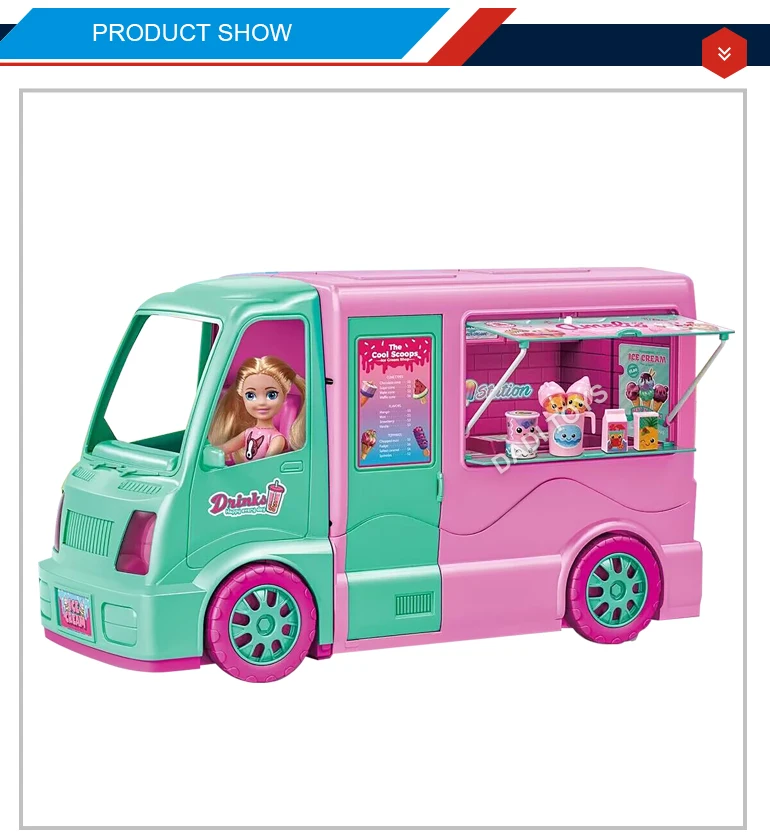 Novelties 2023 Trend Lovely Kids Toy Food Truck Toy Dessert Food Car 