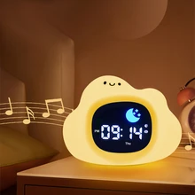 Sunrise Alarm Clock and Wake-up Light withSleep Aid 6 White Noise Sound Machines  and  Lamp for kids, toddlers