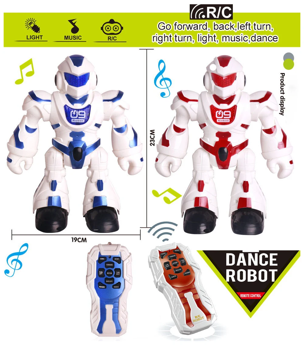 Infrared RC Music Dancing Toy Robots for Children 2021