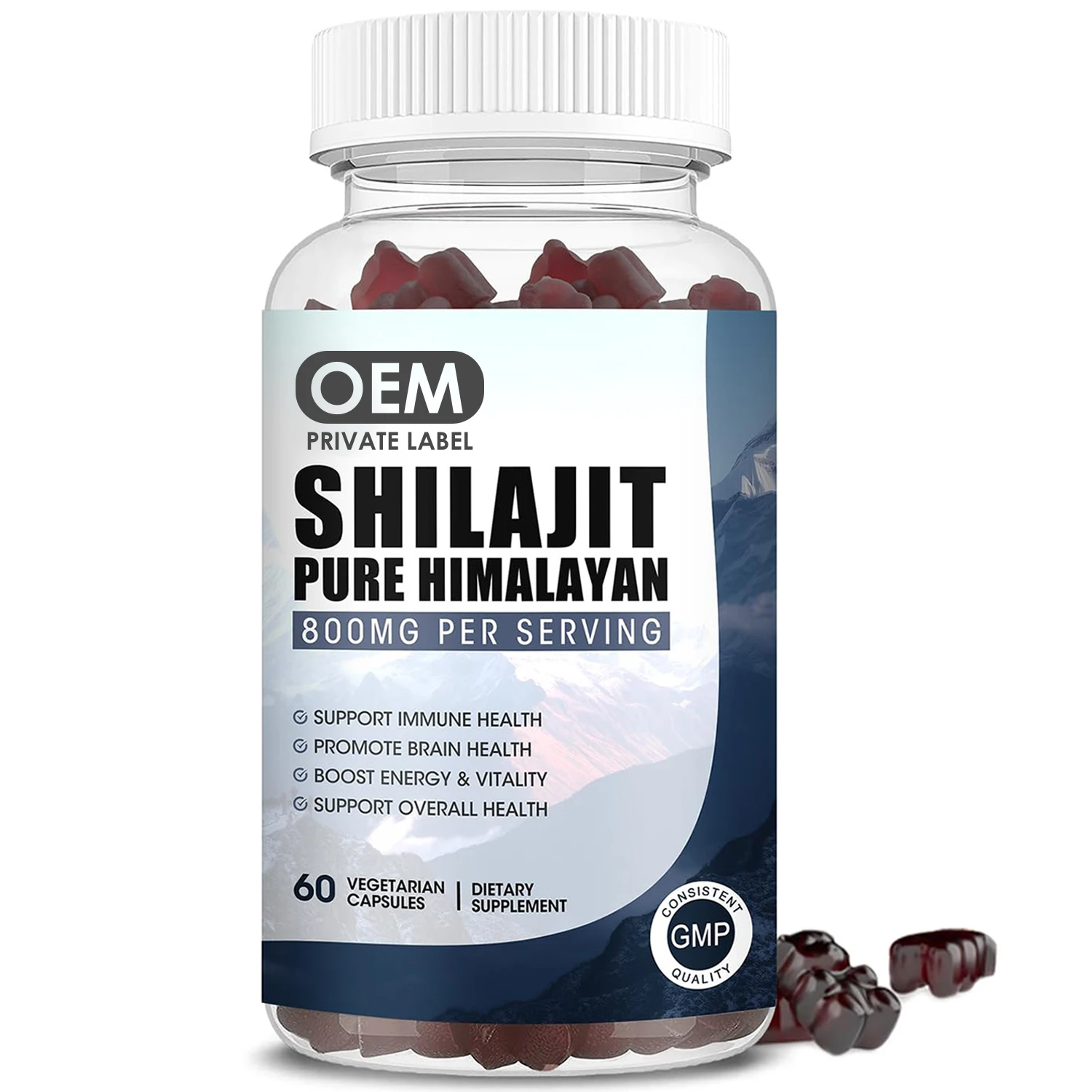 Shilajit Himalayen En Gummies Carbamide Forte - 60 Gommes, Saveur Masala Cola, Pur Et Puissant