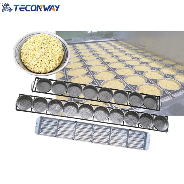 Stainless Steel Long Lifetime Punching Mold Fry Basket for Frying Instant Noodle Machine