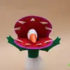 7-inch pink big mouth flower set