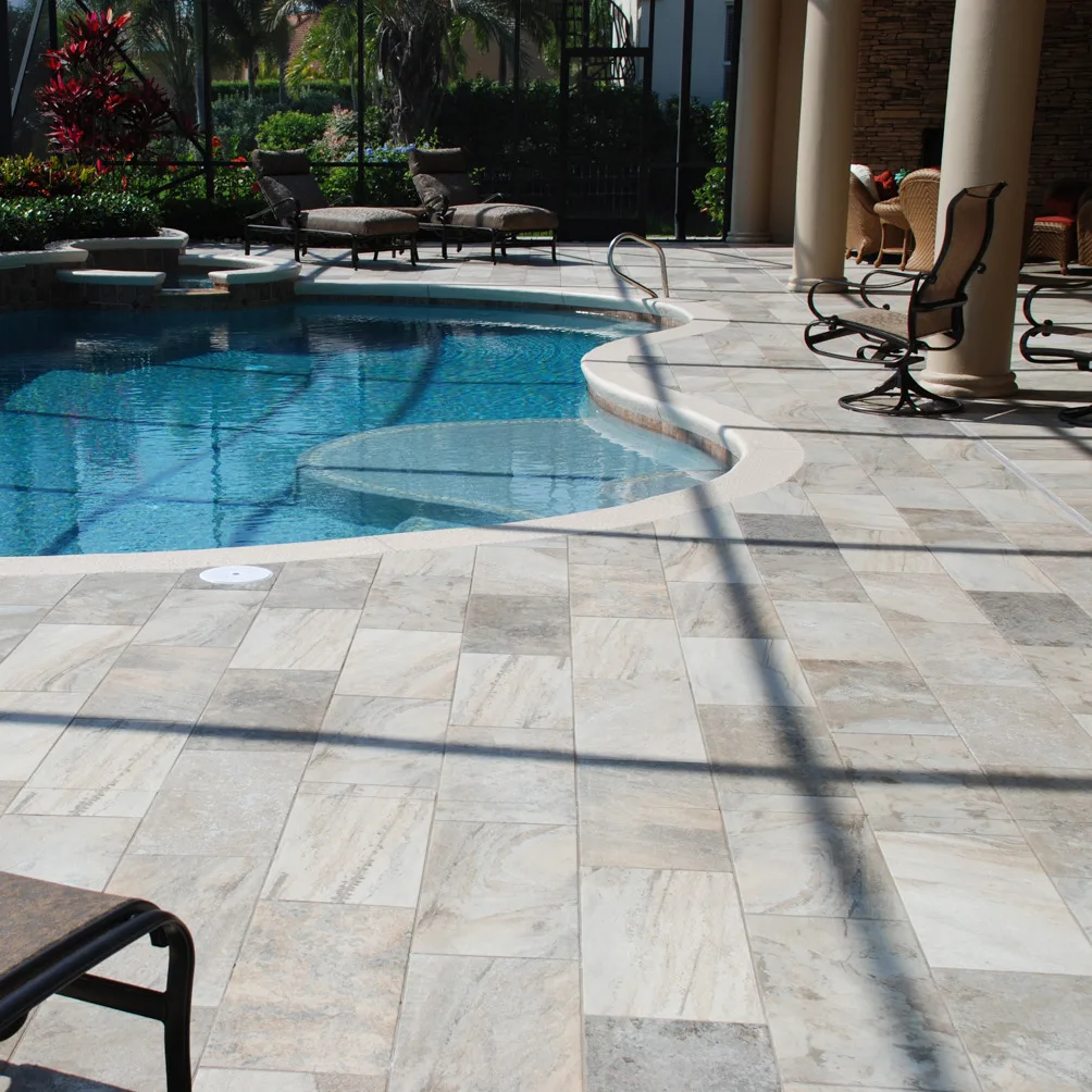 thumbnail image 2 of Vintage Radius Bull Nose Safety Edge Pool Tile – Sky Blue (SB13) 2x6 Inch – Single Piece 2 of 5
