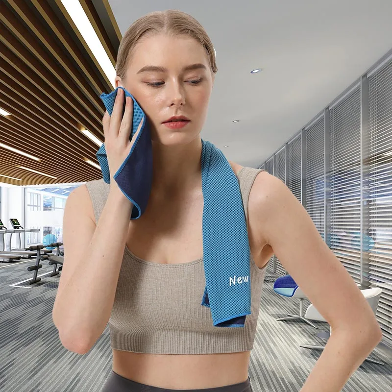 Custom Sublimation Soft Cooling Face Towels Printed Sports Neck