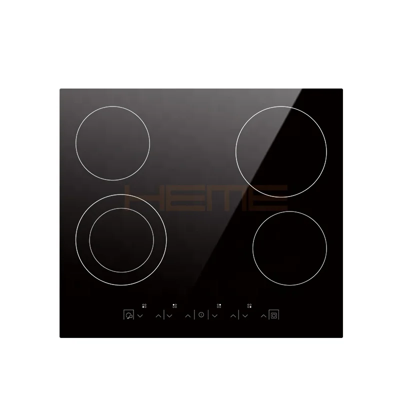 60cm Built-in 4 Burner Ceramic Glass Electric Cooktop With CE