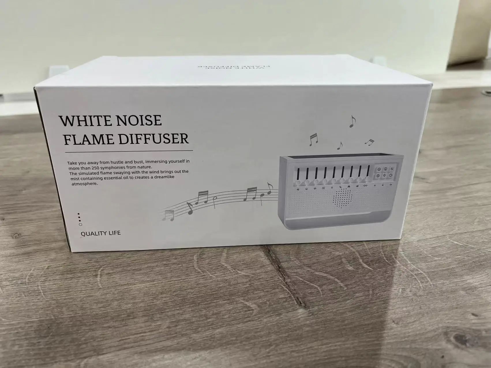 Flame Essential Oil Diffuser Anion Ultrasonic Air Humidifier Aroma Cool