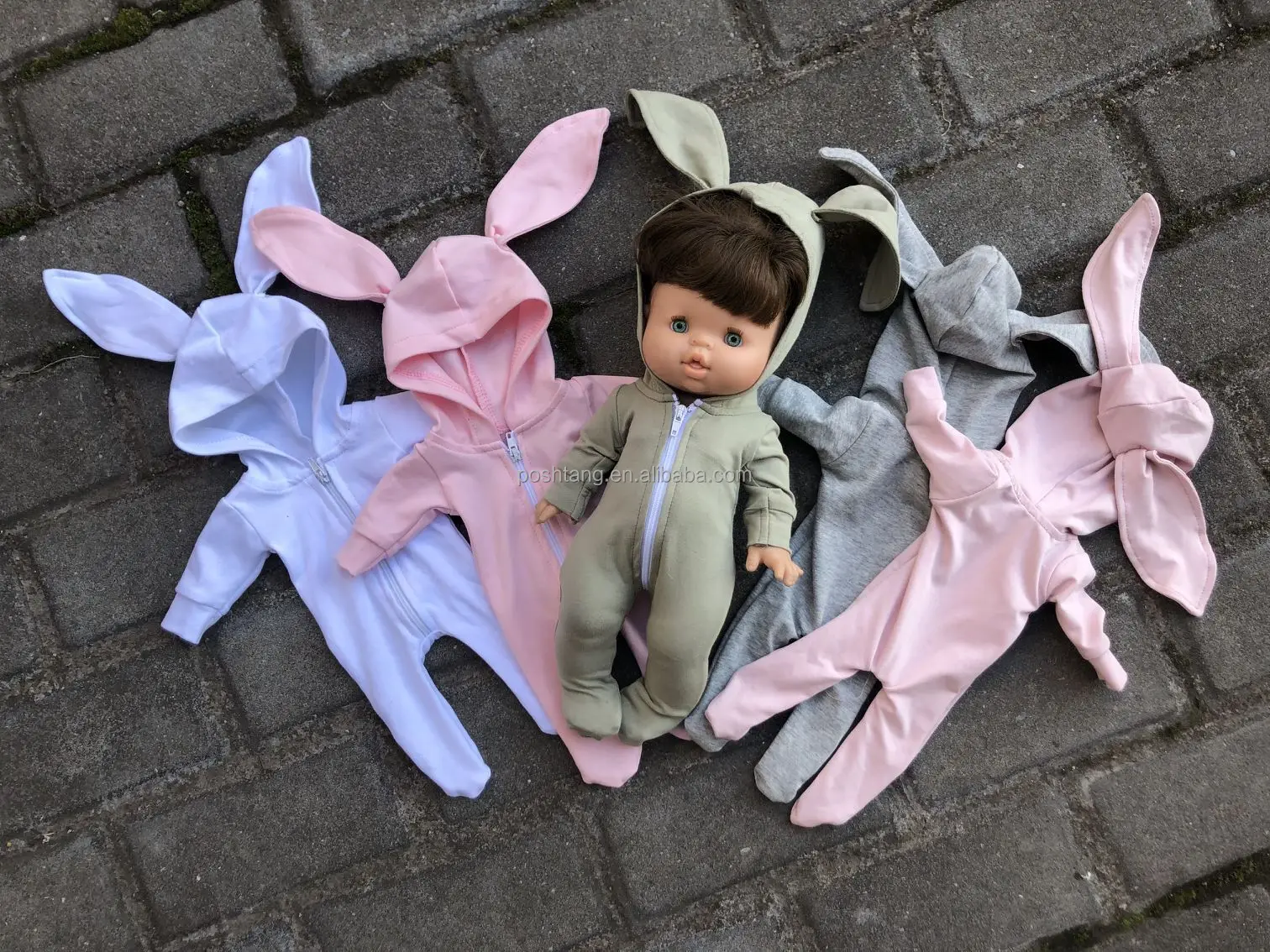 Летние слитные куклы Miniland, комбинезоны, однотонная муслиновая Одежда для кукол-малышей