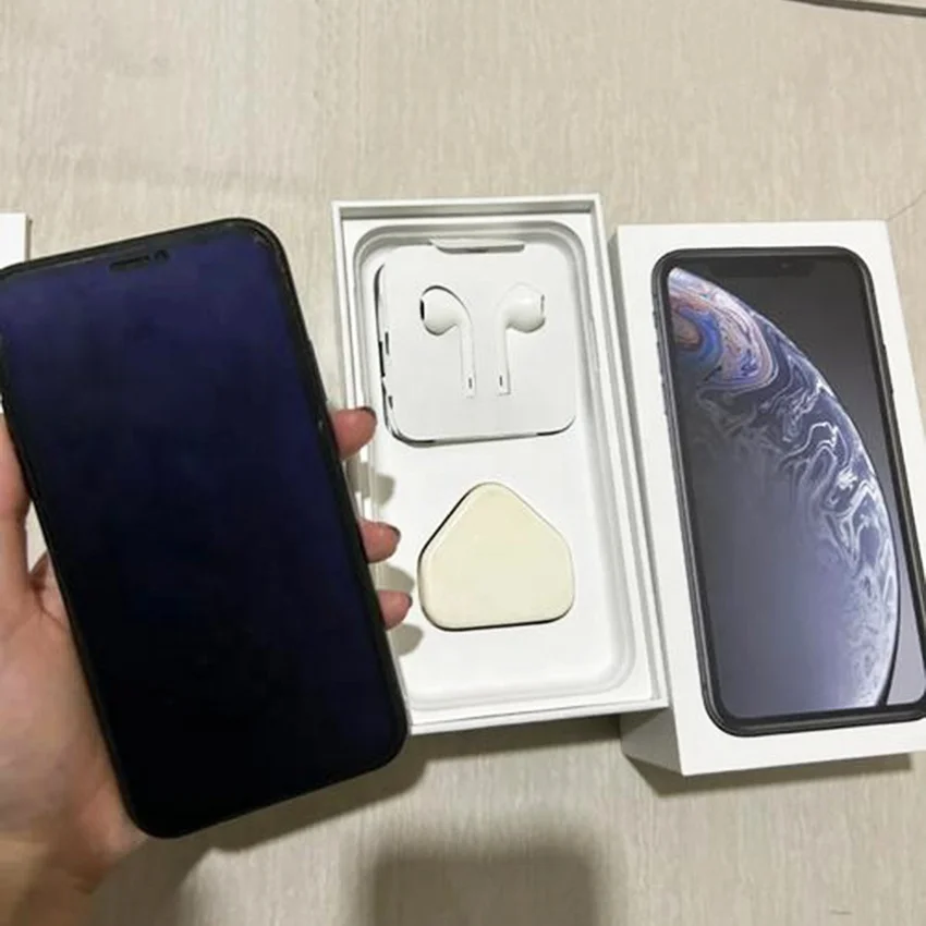 For iphone Xr Neuf 128 Go D'origine Used Mobile Phones Des for Iphones X Xr Xs Xsmax 7 8 Plus Cellphone Wholesale 5g Smartphone