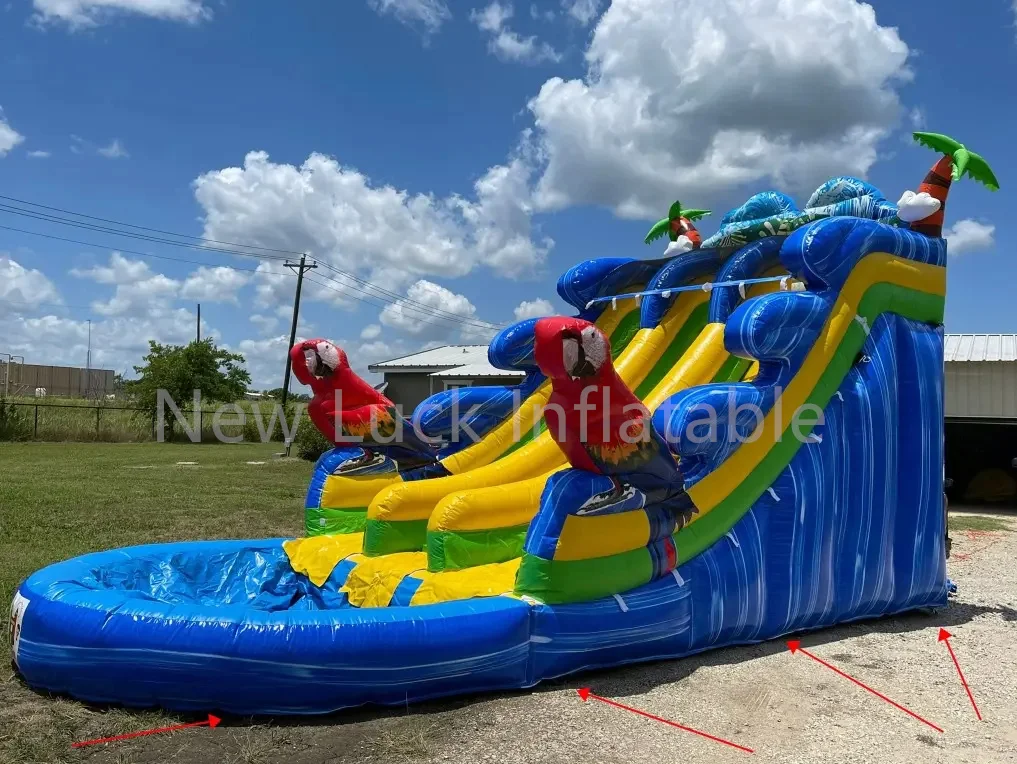Commercial New Children's Inflatable Toys Slide Blowing Water Slide