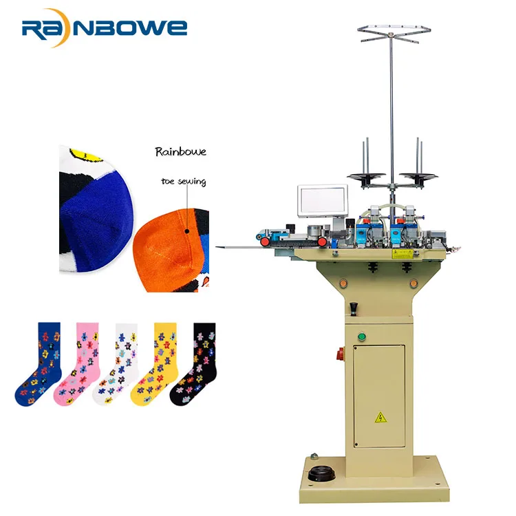 Middle Price Range 383 Model  Hand Toe Rosso Socks Linking Machine Price