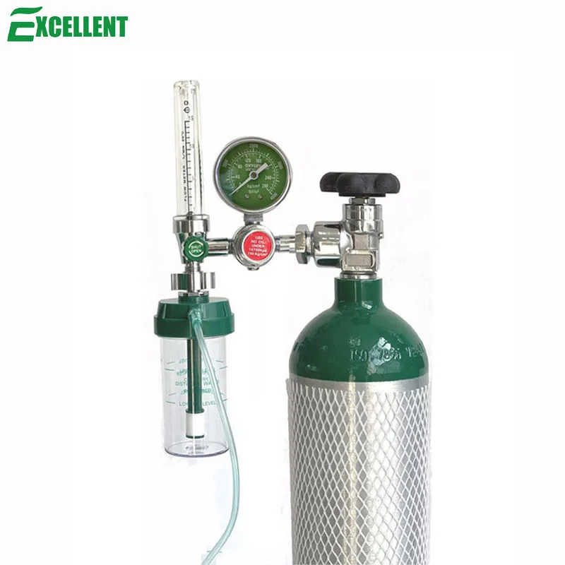 Brass Bullnose Medical Oxygen Regulator With Humidifier Bottle For ...