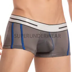 Boxer da uomo retrò, in cotone, sexy, stile hipster, corto, traspirante e morbido, biancheria intima da uomo, senza foglietti graffianti, Colore: rosso, 3XL