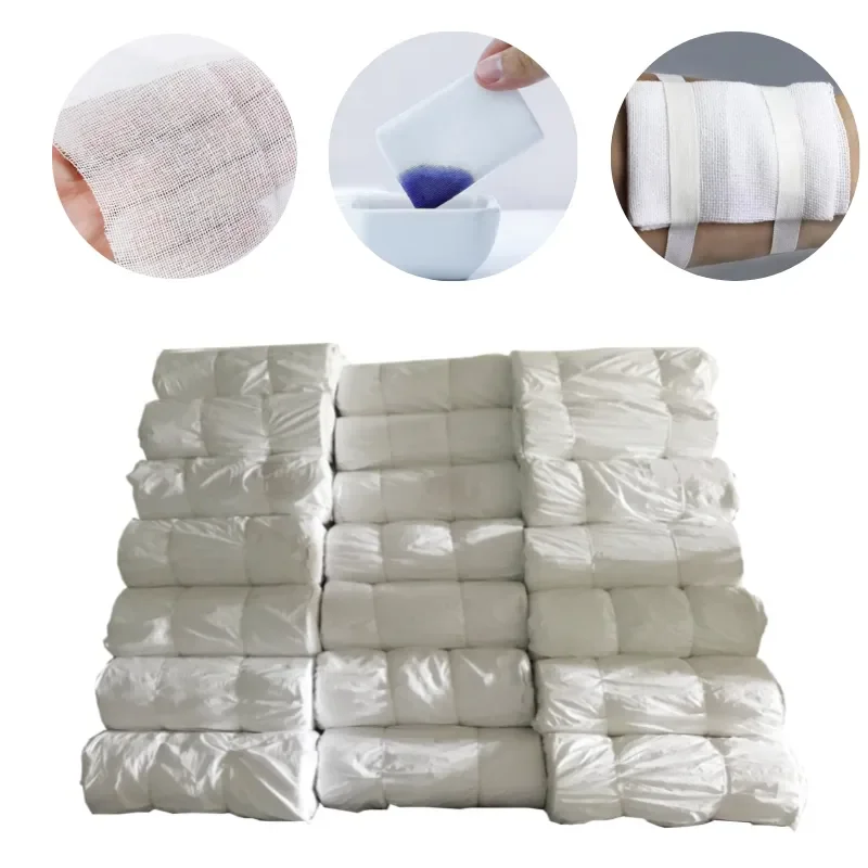 Degreased Absorbent Big Cotton Fabric Roll Bulk Medical Dressing100