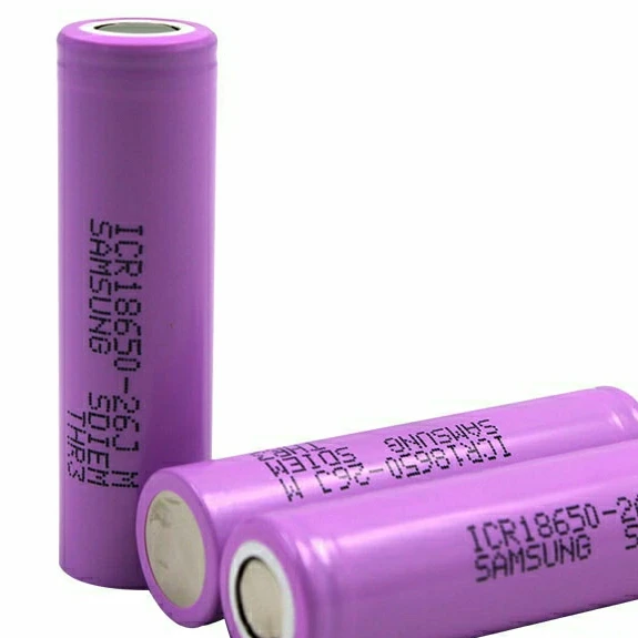 Genuine 18650 lithuim ion battery 3.7V 2600mah for ICR18650 26JM