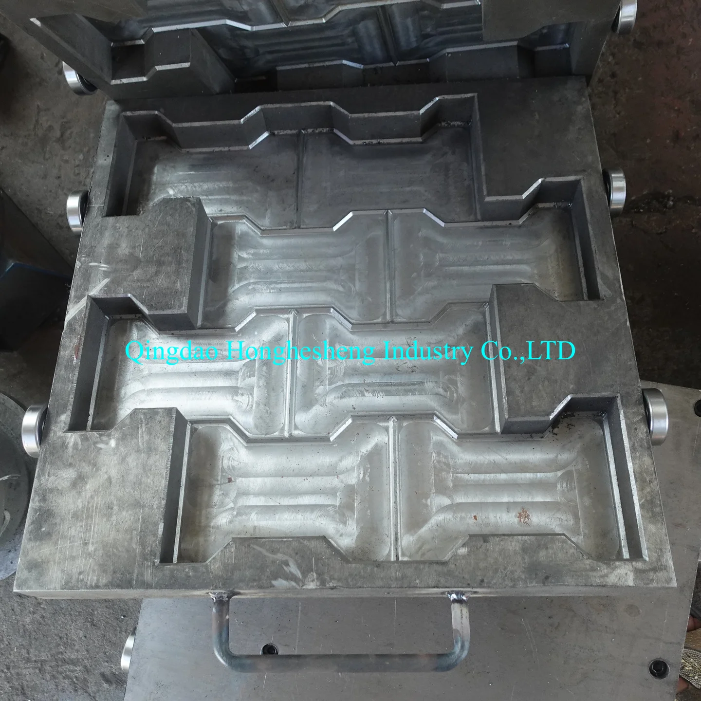 Interlock Rectangular Mold Epdm Pavement Brick Mould Interlock Paver Tile Rubber Mold for Gym ...